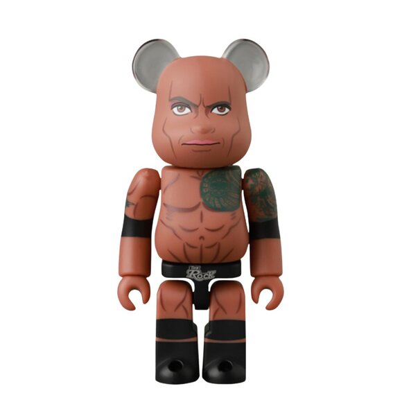 Bearbrick Series 48 The Rock Dwayne Johnson WWE Artist Medicom 100% Figure - Picture 1 of 8